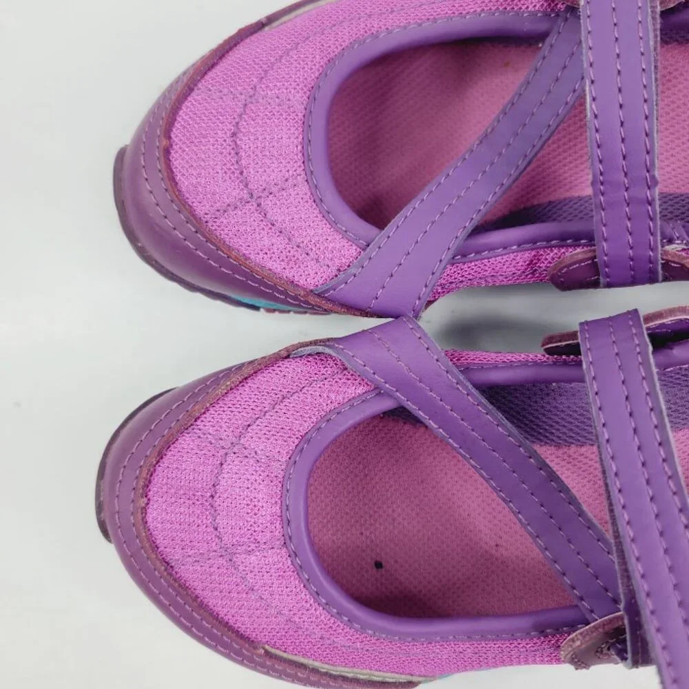 Merrell‎ Girl's Purple Z Strap Performance Outdoor Mary Jane Casual Shoes Size 4